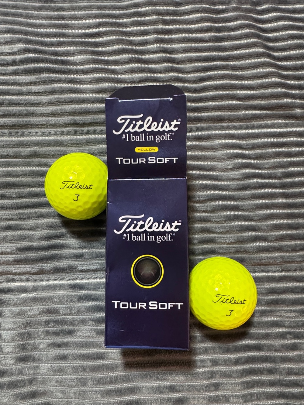 Titleist Yellow Tour Soft Golf Balls (2pk) with Box (NEW)